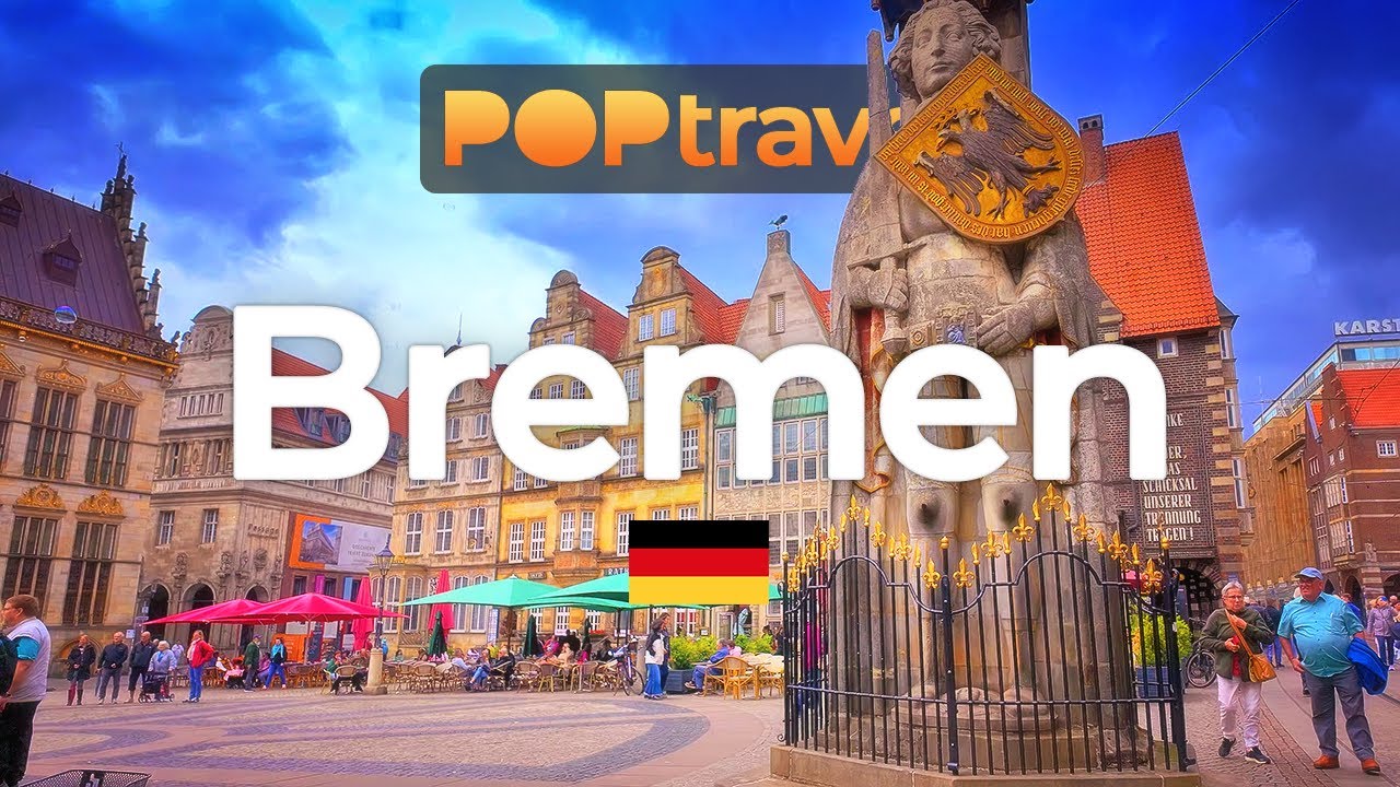 BREMEN, Germany - 4K HDR walking tour with captions