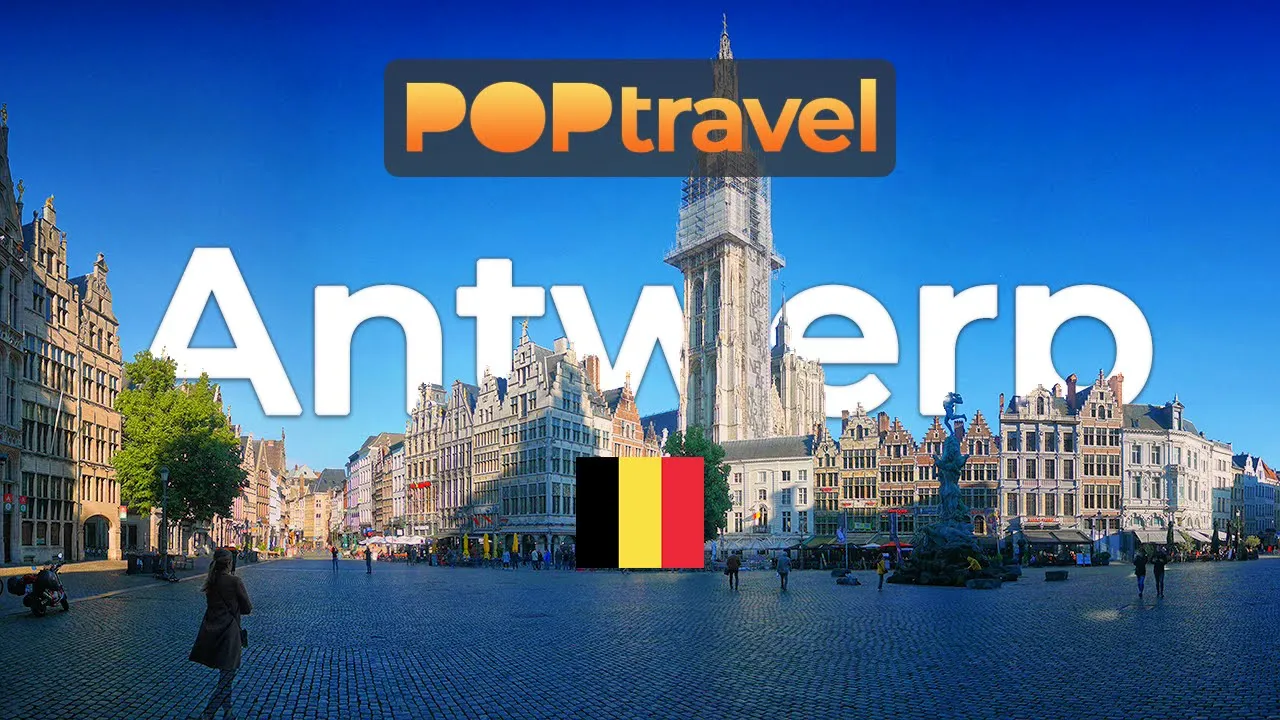 Walking in ANTWERP / Belgium 🇧🇪- Windy Day in the Old Town - 4K 60fps (UHD)