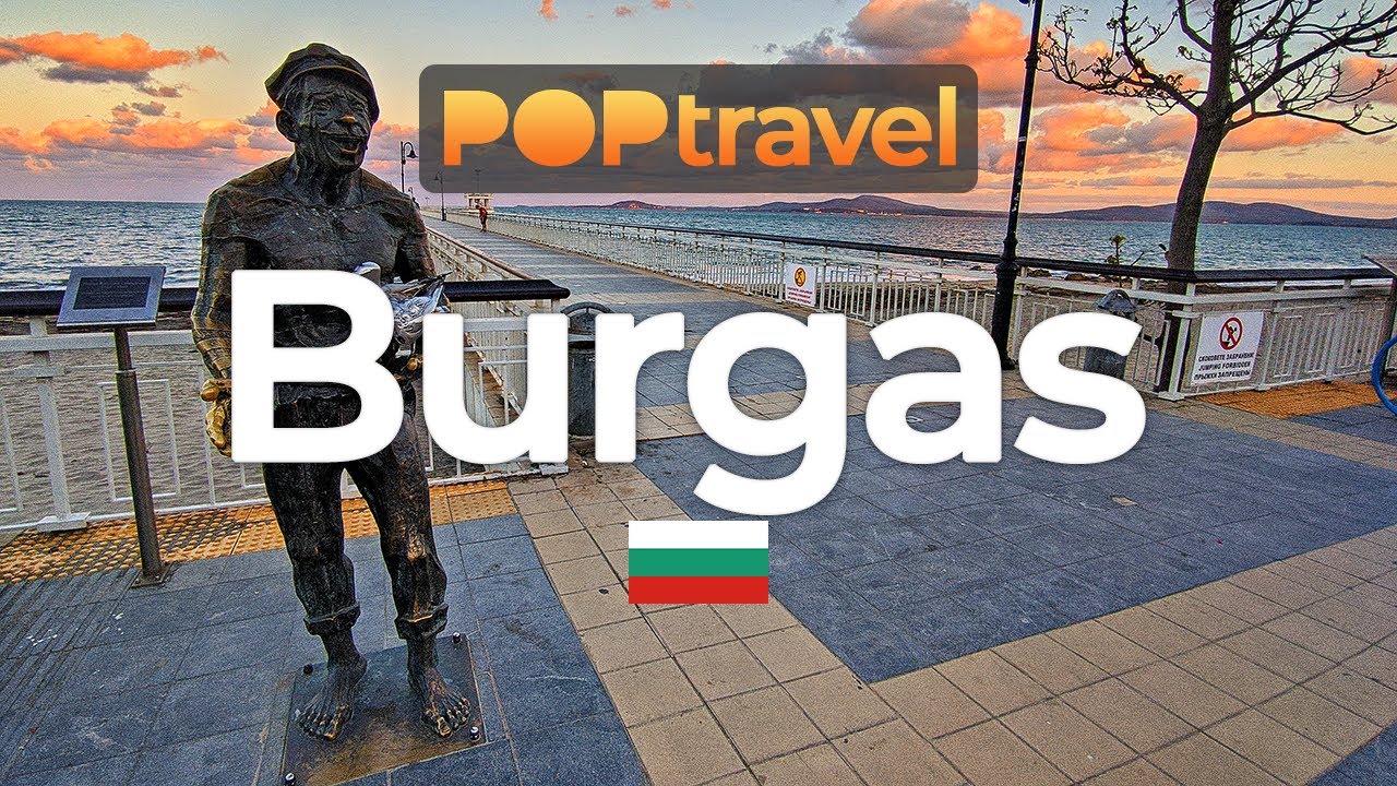 BURGAS, Bulgaria 🇧🇬 - Evening Walk - 4K walking tour with captions
