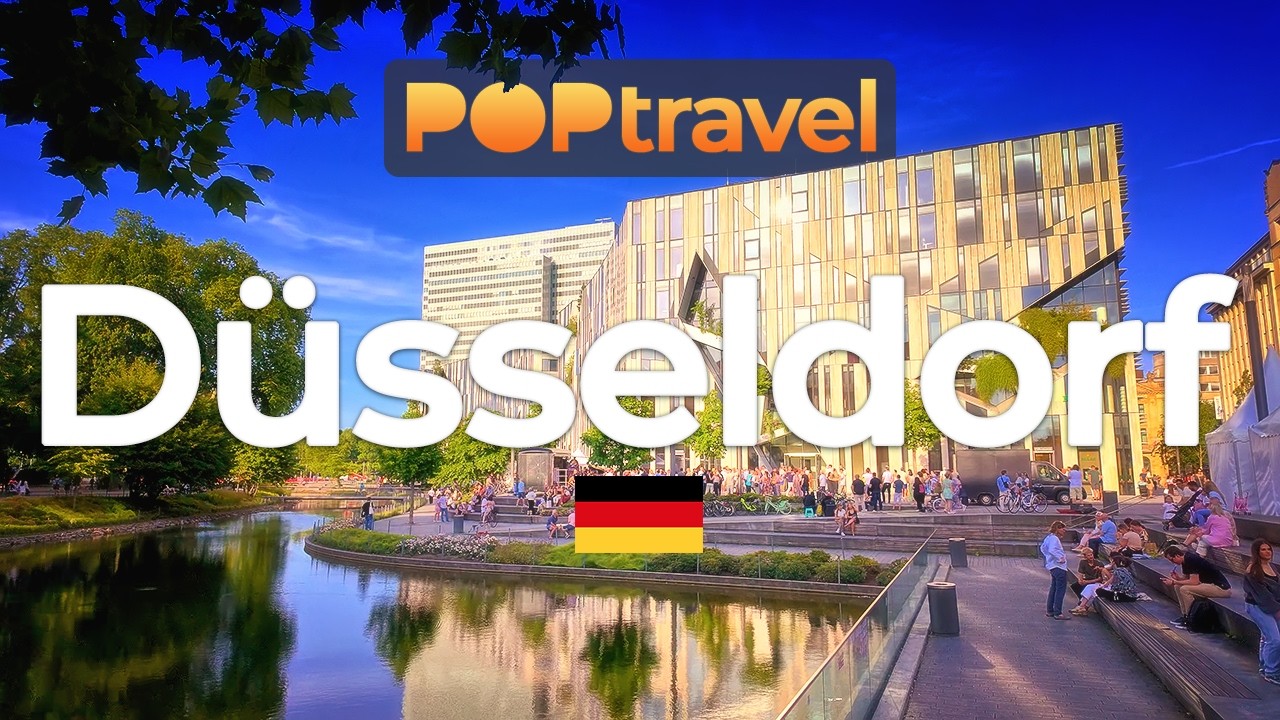 Düsseldorf, Germany 🇩🇪- 4K HDR walking tour with captions