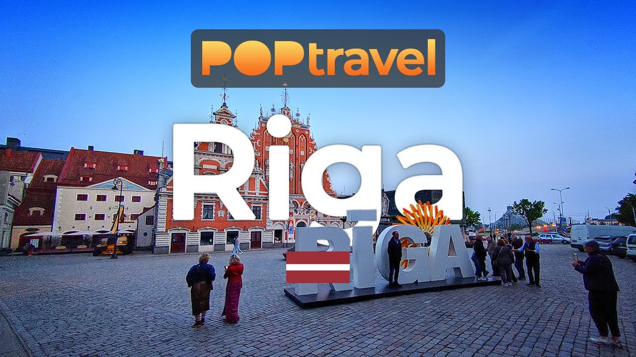Walking in RIGA, Latvia 🇱🇻 - Summer Evening - 4K HDR