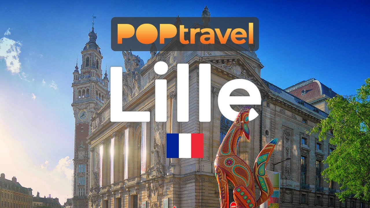 Walking in LILLE / France 🇫🇷- Evening Tour - 4K 60fps (UHD)