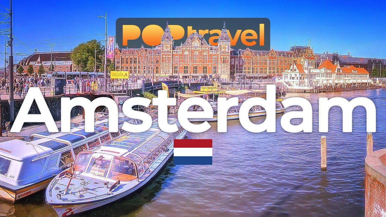 AMSTERDAM, Netherlands 🇳🇱 - 4K HDR walking tour with captions
