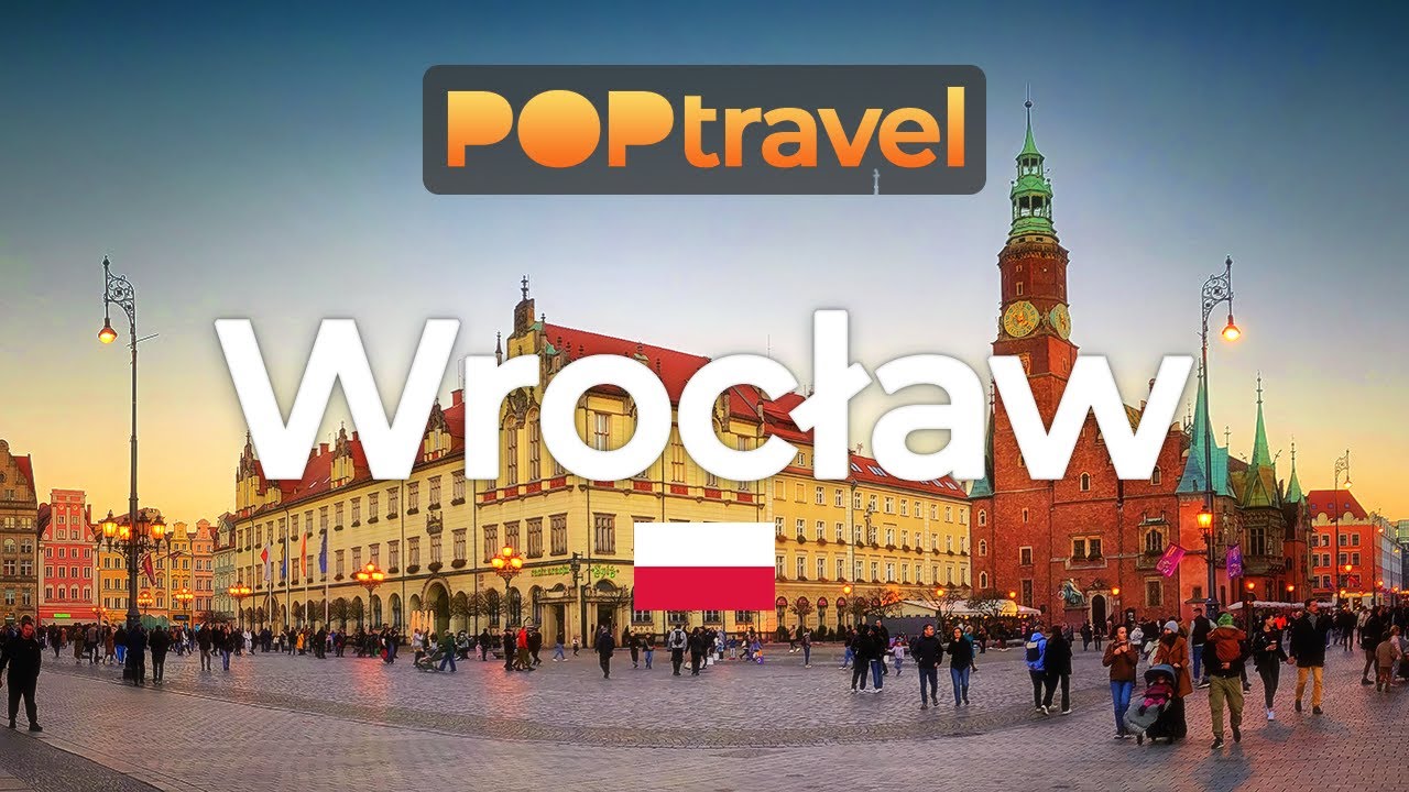 WROCLAW, Poland 🇵🇱 - Autumn Evening - 4K HDR walk tour with captions