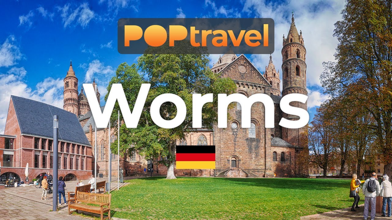 Walking in WORMS / Germany 🇩🇪- 4K 60fps (UHD)