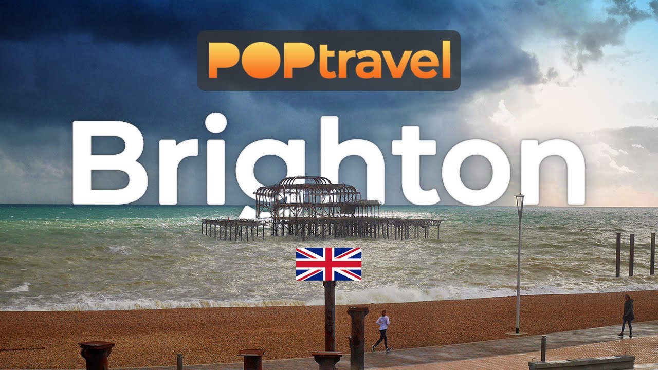 Walking in BRIGHTON / England (UK) 🇬🇧- 4K 60fps (UHD)