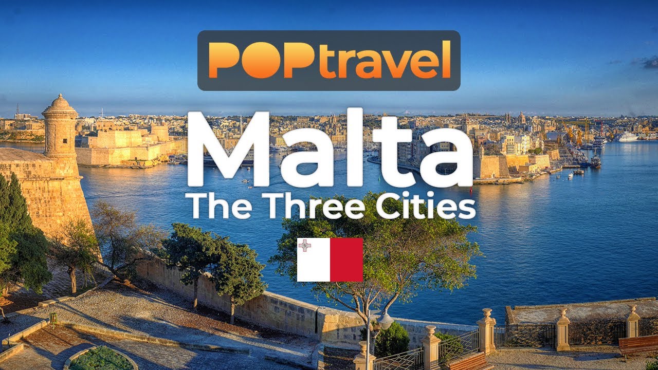 THREE CITIES / Malta 🇲🇹- Birgu, Cospicua and Senglea - 4K 60fps (UHD)
