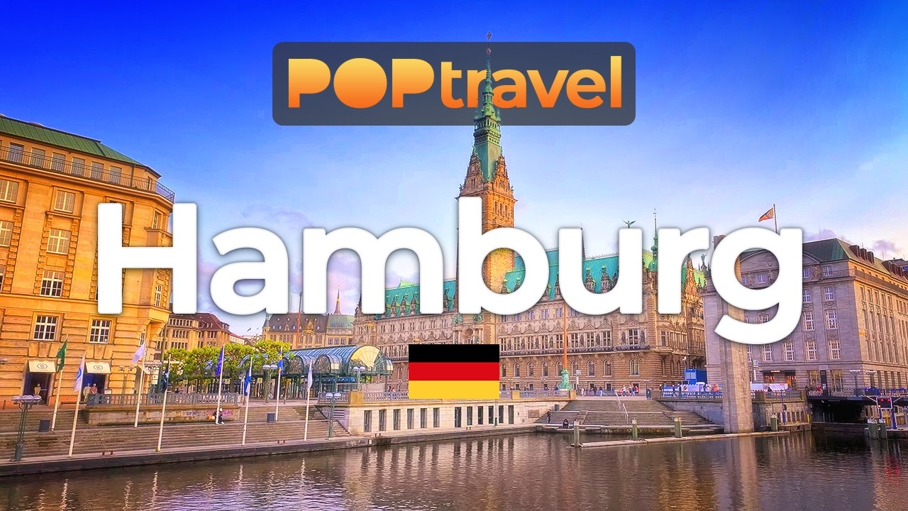 HAMBURG, Germany - 4K HDR walking tour with captions