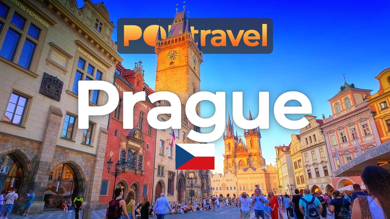 PRAGUE, Czech Republic 🇨🇿 - Evening Tour - 4K HDR with captions