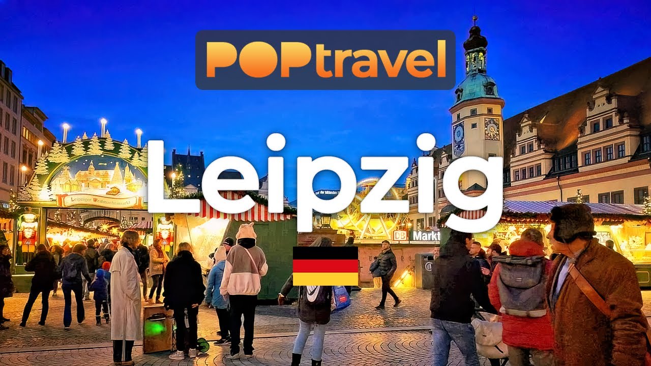 LEIPZIG, Germany 🇩🇪 - Winter Tour - 4K 60FPS