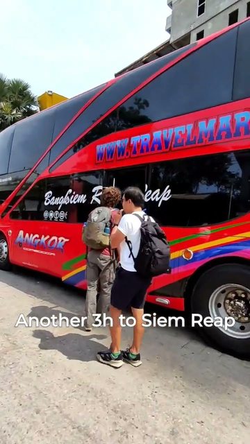 Bangkok / Thailand 🇹🇭 to Siem Reap / Cambodia 🇰🇭 by bus