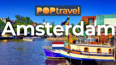 Walking in AMSTERDAM / Netherlands 🇳🇱 - 4K 60fps (UHD) - Walking Tour in Netherlands