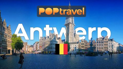 Walking in ANTWERP / Belgium 🇧🇪- Windy Day in the Old Town - 4K 60fps (UHD) - Walking Tour in Belgium