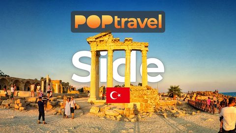 Walking in SIDE / Turkey 🇹🇷 - 4K 60fps (UHD) - Walking Tour in Turkey