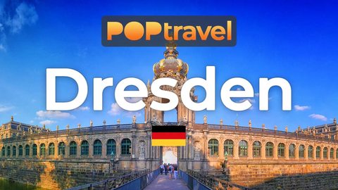 DRESDEN, Germany 🇩🇪 - Central City Tour in Summer - 4K 60fps - Walking Tour in Germany