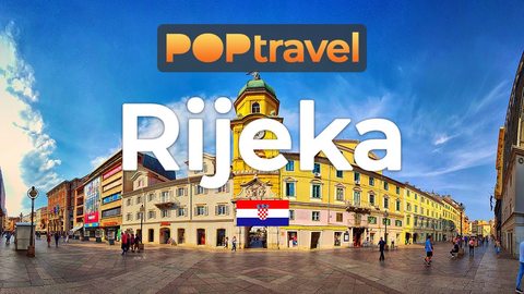 Walking in RIJEKA / Croatia 🇭🇷 - 4K 60fps (UHD) - Walking Tour in Croatia