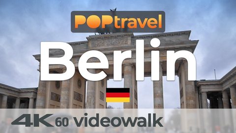 Walking in BERLIN / Germany - Long Tour in the Rain - 4K 60fps (UHD) - Walking Tour in Germany