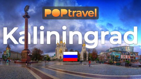 KALININGRAD, Russia 🇷🇺 - 4K 60fps (UHD) - Walking Tour in Russia