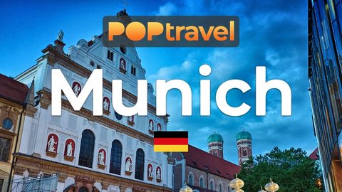 MUNICH, Germany 🇩🇪 - Summer Evening Walk - 4K 60fps - Walking Tour in Germany