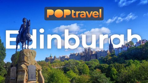 Walking in EDINBURGH / Scotland (UK) - 4K 60fps (UHD) - Walking Tour in UK