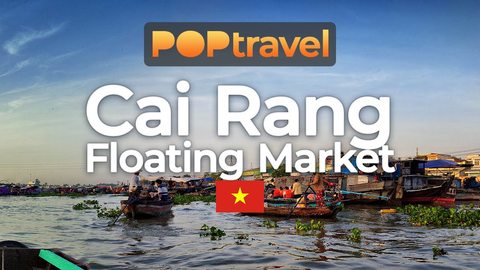 CAI RANG, Vietnam 🇻🇳 - Floating Market near Can Tho - 4K 60fps (UHD) - Walking Tour in Vietnam