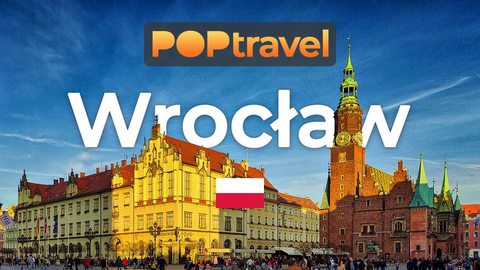 WROCLAW, Poland - Autumn Evening - 4K 60fps - Walking Tour in Poland
