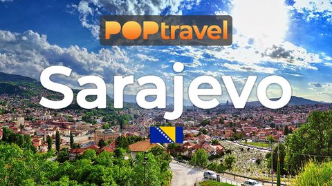 SARAJEVO, Bosnia and Herzegovina 🇧🇦- Center to Viewpoint - 4K60 - Walking Tour in Bosnia