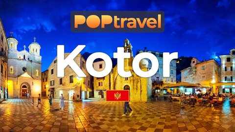 KOTOR, Montenegro 🇲🇪 - Night Tour - 4K 60fps (UHD) - Walking Tour in Montenegro