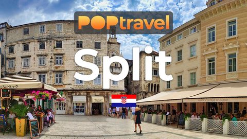 SPLIT, Croatia 🇭🇷 - Day Tour - 4K 60fps (UHD) - Walking Tour in Croatia