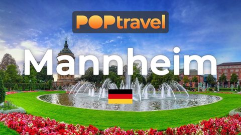 Walking in MANNHEIM / Germany 🇩🇪- 4K 60fps (UHD) - Walking Tour in Germany