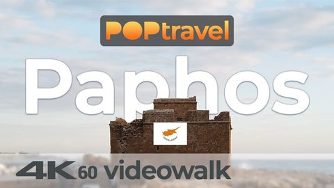 Walking in PAPHOS / Cyprus - Harbor to Lighthouse Beach - 4K 60fps (UHD) - Walking Tour in Cyprus