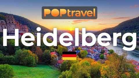 Walking in HEIDELBERG / Germany 🇩🇪- Autumn Evening - 4K 60fps (UHD) - Walking Tour in Germany