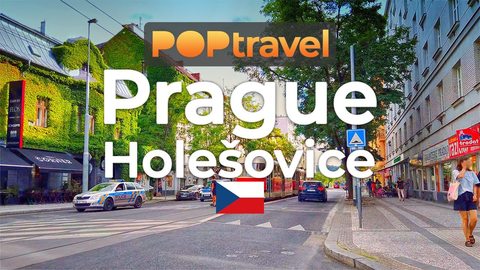 Walking in PRAGUE / Czech Republic 🇨🇿- Holesovice - 4K 60fps (UHD) - Walking Tour in Czechia