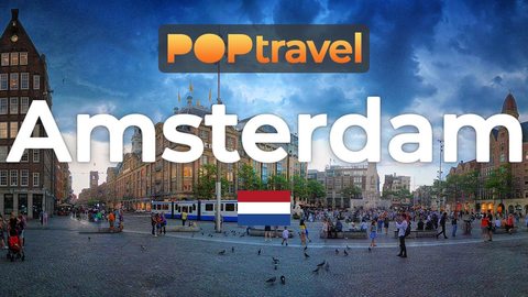 Walking in AMSTERDAM / Netherlands 🇳🇱- City Centre - 4K 60fps (UHD) - Walking Tour in Netherlands