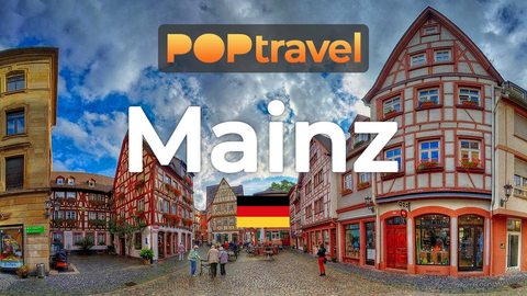 Walking in MAINZ / Germany 🇩🇪- Center and Old Town - 4K 60fps (UHD) - Walking Tour in Germany