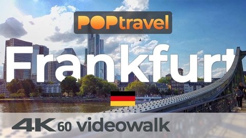 Walking in FRANKFURT / Germany 🇩🇪- Old Town, Banking District, Bahnhofsviertel - 4K 60fps (UHD) - Walking Tour in Germany