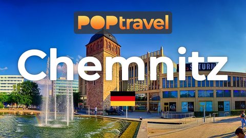 CHEMNITZ, Germany 🇩🇪 - Summer Tour - 4K with subtitles - Walking Tour in Germany