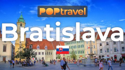 Walking in BRATISLAVA / Slovakia 🇸🇰- 4K 60fps (UHD) - Walking Tour in Slovakia