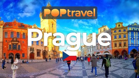 PRAGUE, Czech Republic 🇨🇿 - 4K HDR with captions - Walking Tour in Czechia