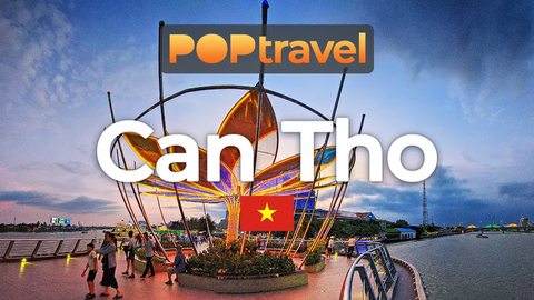 CAN THO, Vietnam 🇻🇳 - Day to Night - 4K 60fps (UHD) - Walking Tour in Vietnam