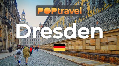 Walking in DRESDEN / Germany 🇩🇪- Rainy Afternoon in the Old Town - 4K 60fps (UHD) - Walking Tour in Germany