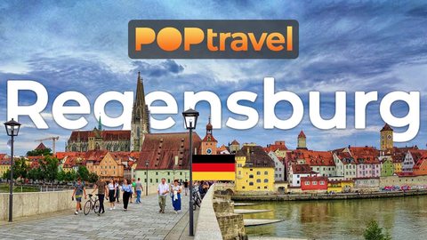 Walking in REGENSBURG / Germany 🇩🇪- Stone Bridge and Old Town - 4K 60fps (UHD) - Walking Tour in Germany