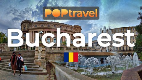 BUCHAREST, Romania 🇷🇴- 4K 60fps (UHD) - Walking Tour in Romania