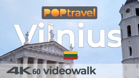 Walking in VILNIUS / Lithuania 🇱🇹- Around the Old Town - 4K 60fps (UHD) - Walking Tour in Lithuania