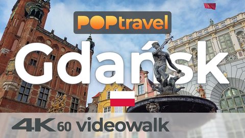 Walking in GDANSK / Poland - Around the Old Town - 4K 60fps (UHD) - Walking Tour in Poland