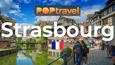Walking in STRASBOURG / France 🇫🇷- Sunny Day in the Old Town - 4K 60fps (UHD) - Walking Tour in France