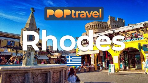 Rhodes, Greece 🇬🇷 - Old Town - 4K 60fps (UHD) - Walking Tour in Greece