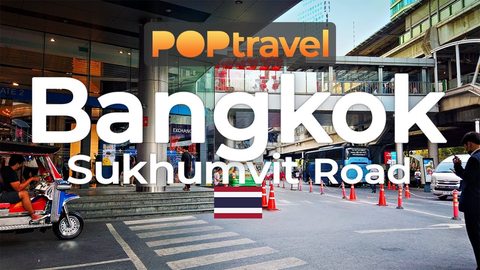BANGKOK, Thailand 🇹🇭- Sukhumvit Road Soi 1-64 and back (2023) - Walking Tour in Thailand