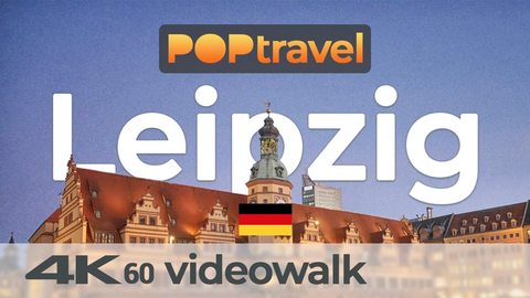 Walking in LEIPZIG / Germany 🇩🇪- Central Station to Inner City -  4K 60fps (UHD) - Walking Tour in Germany