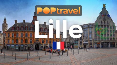 Walking in LILLE / France 🇫🇷- 4K 60fps (UHD) - Walking Tour in France